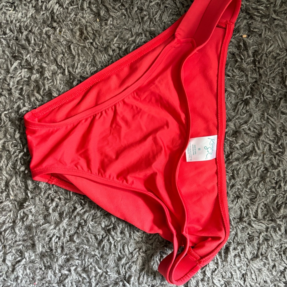 red swim bottom